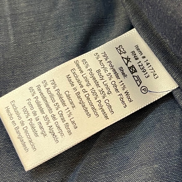 Jachs Jacket Button Down Coat Plaid size M - Picture 11 of 11